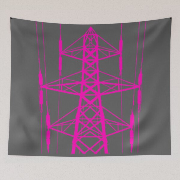 Item preview, PYLON. ELECTRICITY. ENERGY. POWER. PINK designed and sold by 5hertz.