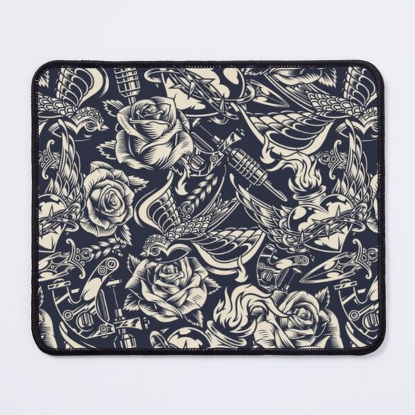 Item preview, Vintage Monochrome tattoo print designed and sold by Maddie4Real.