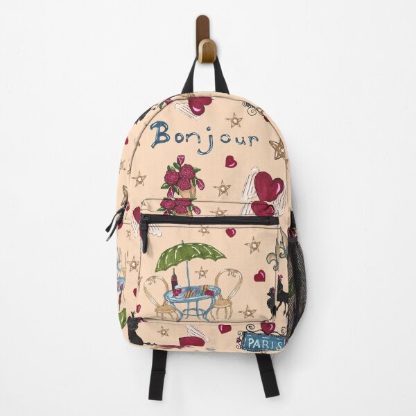Item preview, Bonjour Paris! on Crème designed and sold by MarcyBrennanArt.