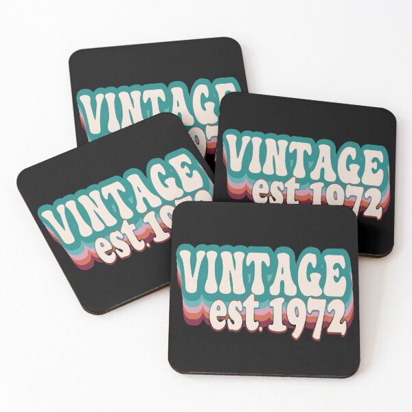 Item preview, Vintage 1972 Established Retro Graphic designed and sold by DPlumDesign.