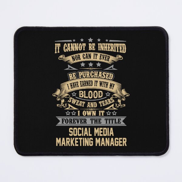 Item preview, Social Media Marketing Manager T Shirt - Forever The Title Job Gift Item Tee designed and sold by celiagomez456.