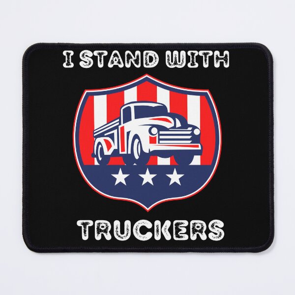 Item preview, I stand with truckers, Vintage, retro design for truckers designed and sold by trendyshopy.