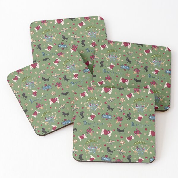 Item preview, Bonjour Paris! on Vert designed and sold by MarcyBrennanArt.