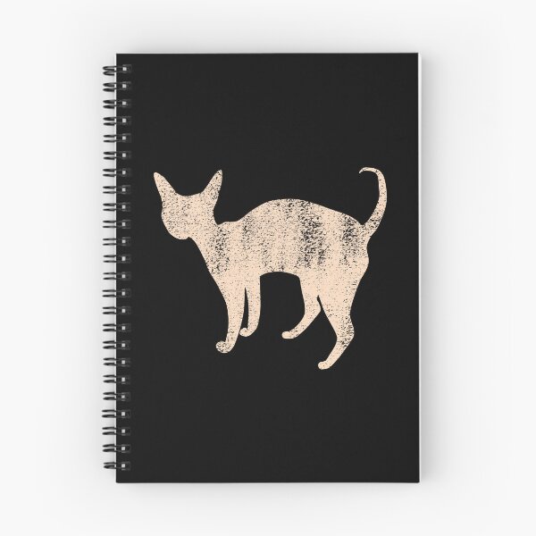 Item preview, Devon Rex Cat  silhouette in Cream designed and sold by Tanya Mihe.