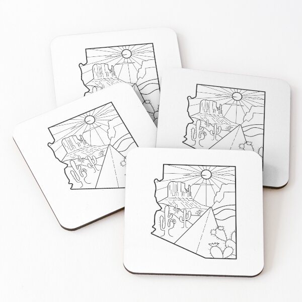 Item preview, Arizona line art designed and sold by evk-art.