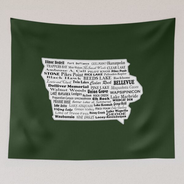 Item preview, IA Parks with White Fill designed and sold by Troy Stapek.