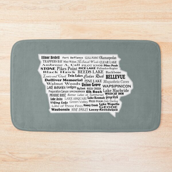 Item preview, IA Parks with White Fill designed and sold by Troy Stapek.