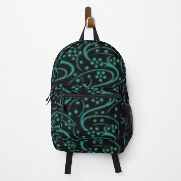 Item preview, Vintage Swirl Floral Turquoise and Black designed and sold by SaraValor.