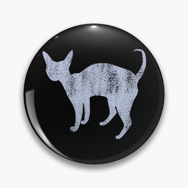 Item preview, Devon Rex Cat  silhouette in Blue designed and sold by Tanya Mihe.