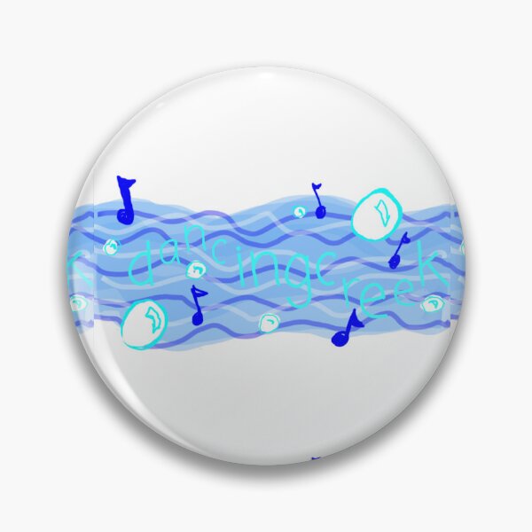 Item preview, Dancingcreek logo #1 blue on white designed and sold by DancingCreek.