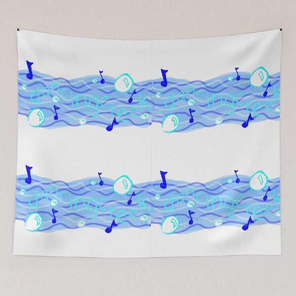 Item preview, Dancingcreek logo #1 blue on white designed and sold by DancingCreek.