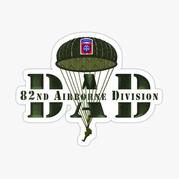 Paratrooper Static Line Keychain senior With 82nd Airborne Division Unit  Pin 