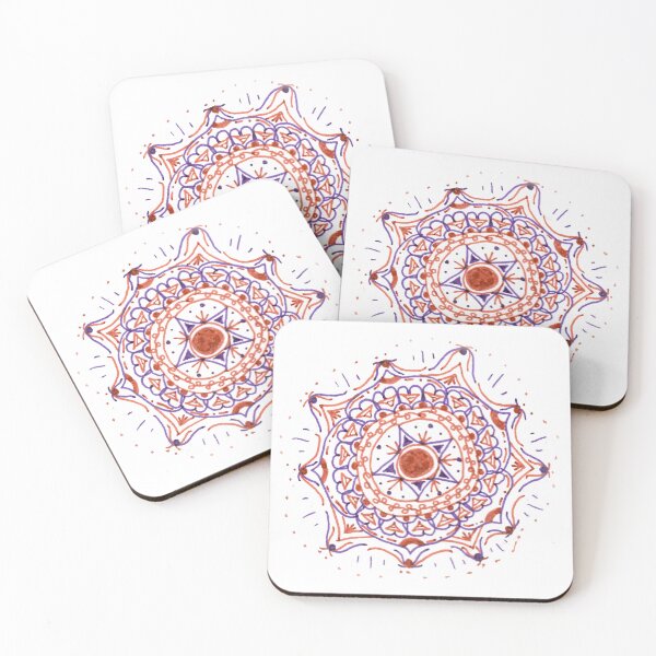 Item preview, Orange and Blue Mandala designed and sold by gabsmarie18.