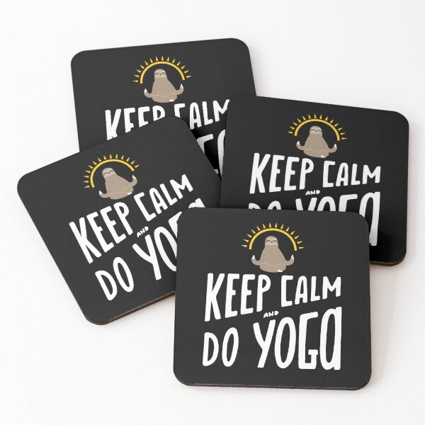 Item preview, keep Calm Yoga and Do Yoga designed and sold by OMG Outfits .