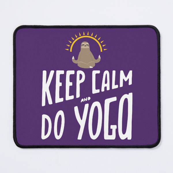 Item preview, keep Calm Yoga and Do Yoga designed and sold by OMG Outfits .