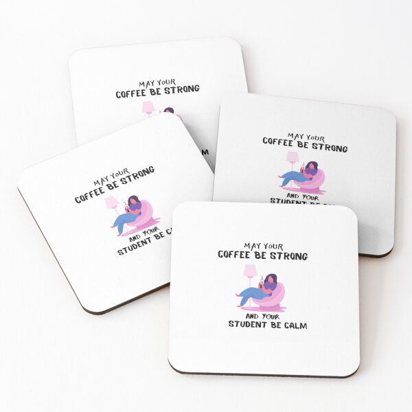 Item preview, May Your Coffee Be Strong And Your Students Be Calm T-shirt  designed and sold by dirlkhiat.