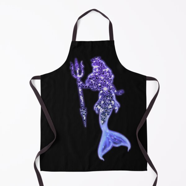 Item preview, Gorgeous Glitter Mermaid with Triton & Purple Glow designed and sold by BadassBazaar.