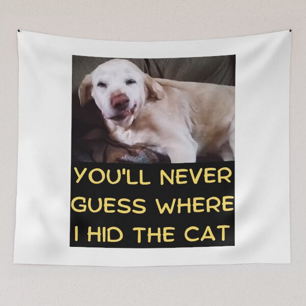 Item preview, You'll never guess where I hid the cat... designed and sold by Kevin Lehner.