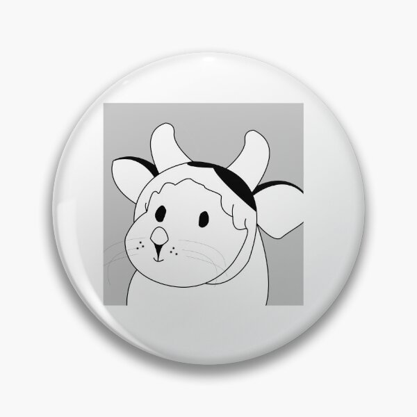 Item preview, Rabbit dressed as a cow designed and sold by dailyrodents.