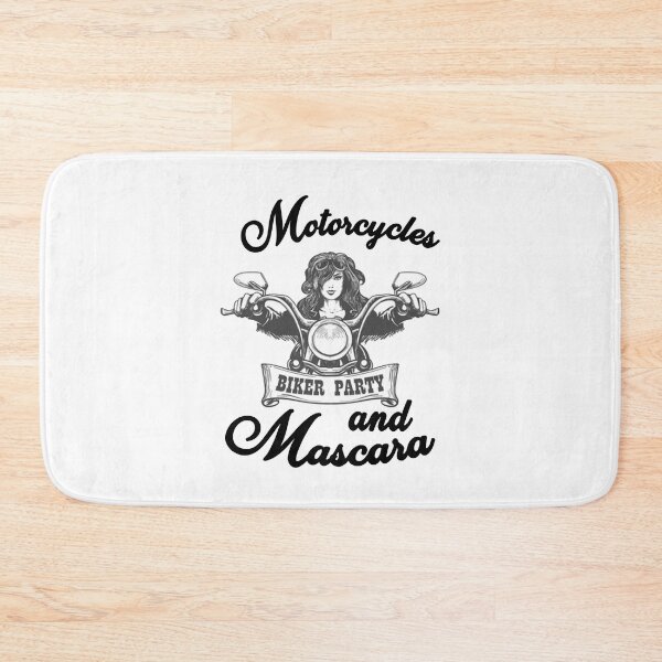 Item preview, bikergirl Motorcycles And Mascara Biking gift for riders Moto Cross Motorcross Motorcycles Funny sarcastic Rude Offensive saying, boyfriend girlfriend  designed and sold by joygift369.