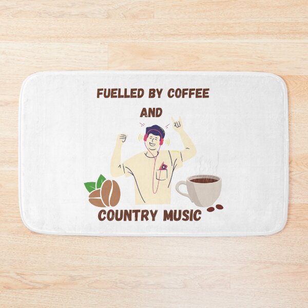 Item preview, fuelled by coffee and country music, Cool Coffee and Music vintage design, coffee lovers gift Classic T-Shirt designed and sold by Dragsma ⭐⭐⭐⭐⭐.