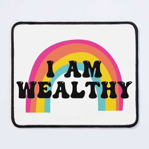 Item preview, I AM WEALTHY POSITIVE AFFIRMATION designed and sold by Chaotically Cutee.