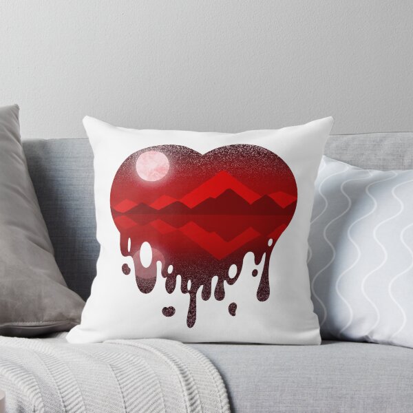 Item preview, Red heart sky designed and sold by MeowMeowsShop.