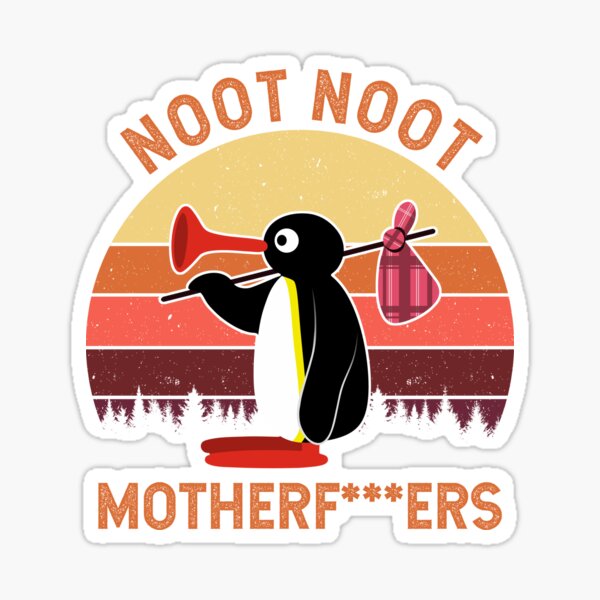 Vista previa del artículo con la obra «Noot Noot Pingu, hijo de puta», diseñado y vendido por seanassw.