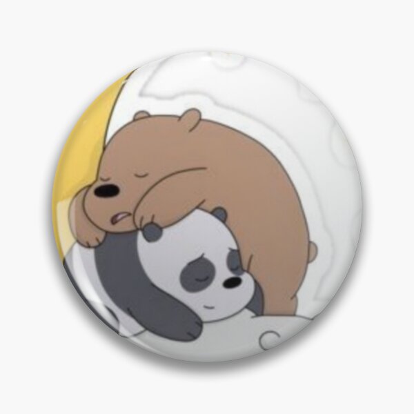 Item preview, panda, cartoon, three pandas, three friends, crescent, star designed and sold by AlA2 3MER.