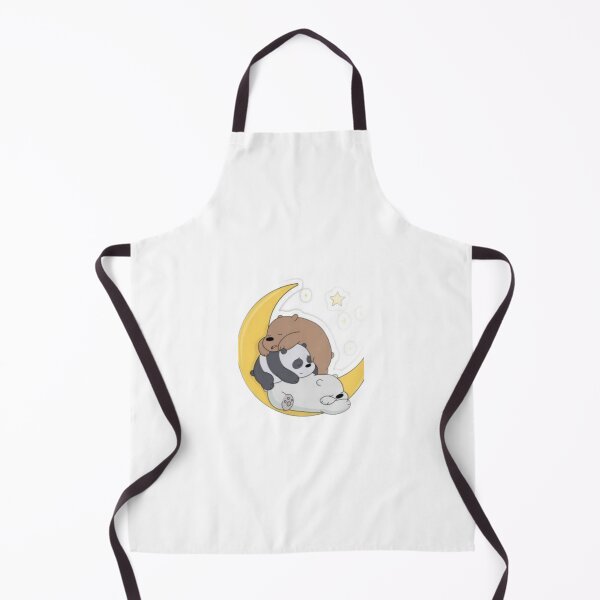 Item preview, panda, cartoon, three pandas, three friends, crescent, star designed and sold by AlA2 3MER.