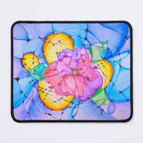 Item preview, Stained Glass Flower designed and sold by BrushdFantasies.