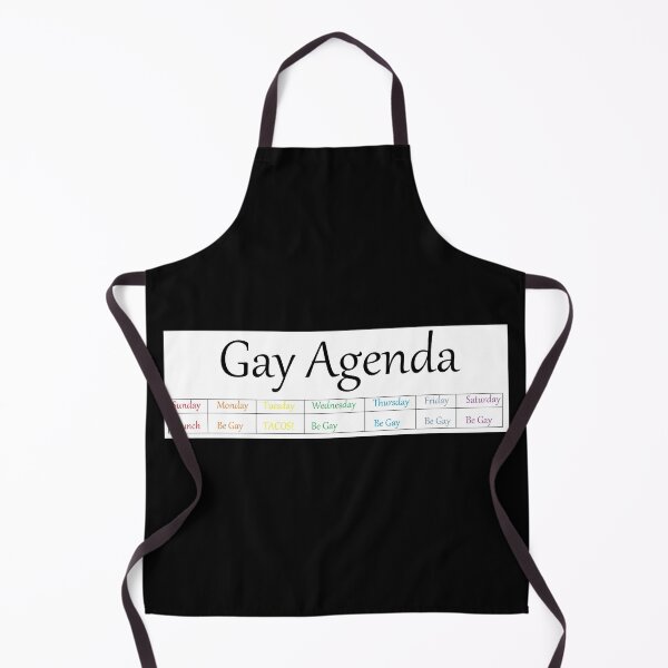 Item preview, The Gay Agenda designed and sold by NowtMuch.