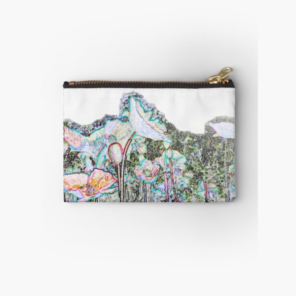 Item preview, Poppies Flowers Field--Pastel Rainbow Dreamy Photo  designed and sold by GladBlackLamb.