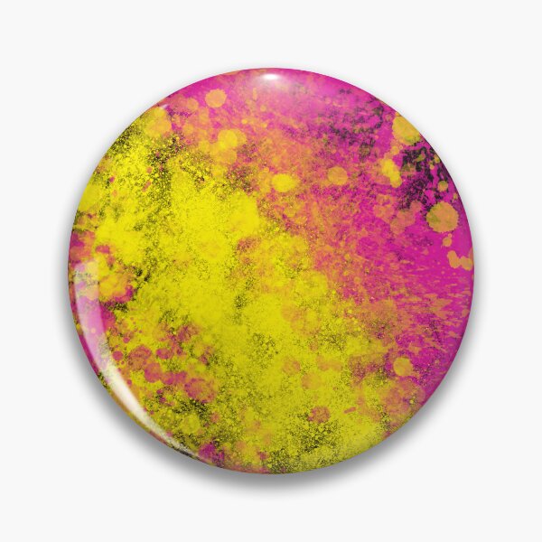 Item preview, Yellow Pink Splatter Spray Paint on Black designed and sold by that5280lady.