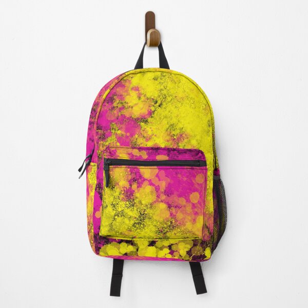 Item preview, Yellow Pink Splatter Spray Paint on Black designed and sold by that5280lady.