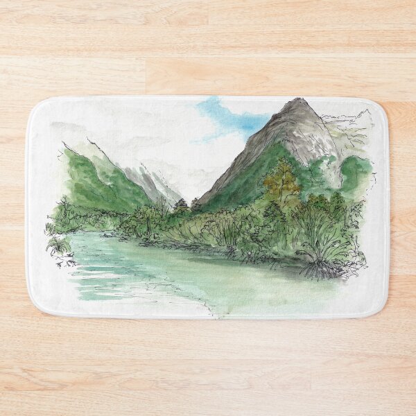 Item preview, Milford Track - Clinton River designed and sold by Tom Napper Design.