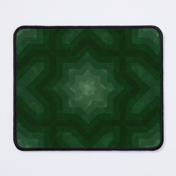 Item preview, Dark Shades of Hunter Green Marble Star designed and sold by PatternSalad.