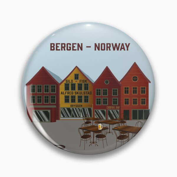 Item preview, Bryggen in Bergen Norway designed and sold by leewarddesign.