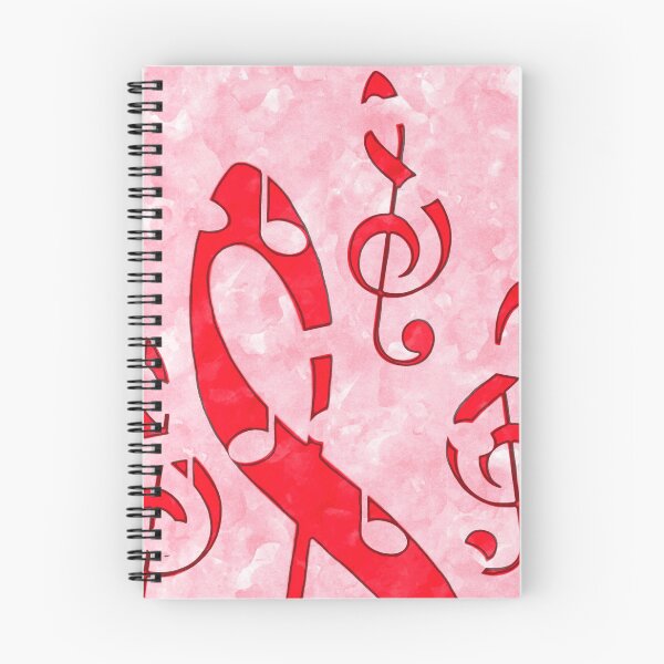 Item preview, Red musical notes graphic designed and sold by BJG1966.