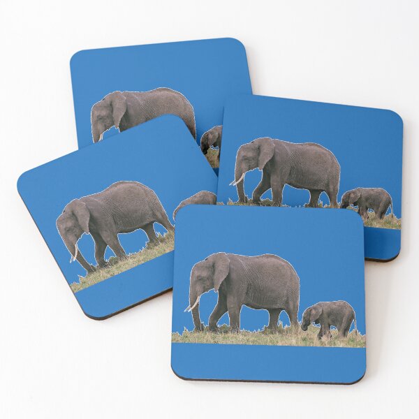 Item preview, Elephants in the savanna designed and sold by Djihangiroff.