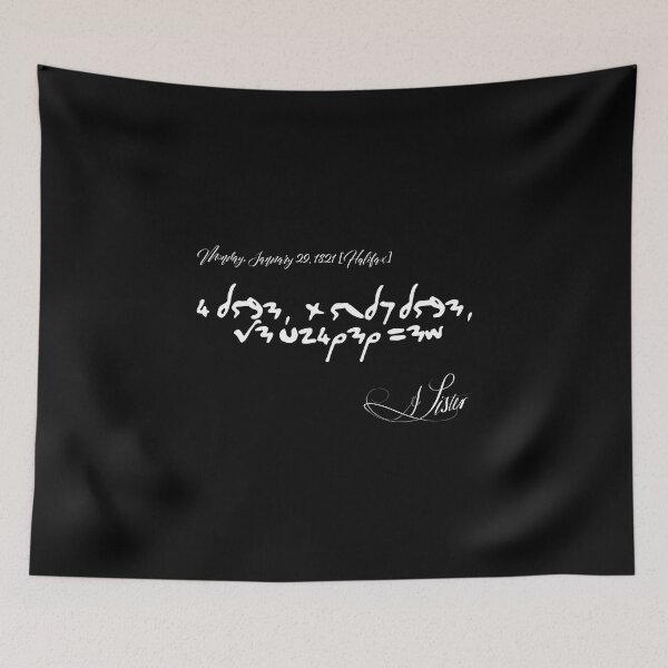 Item preview, "I Love, & Only Love, the Fairer Sex" in Crypt Hand & Signed - Anne Lister - Gentleman Jack designed and sold by GJbyRequest.