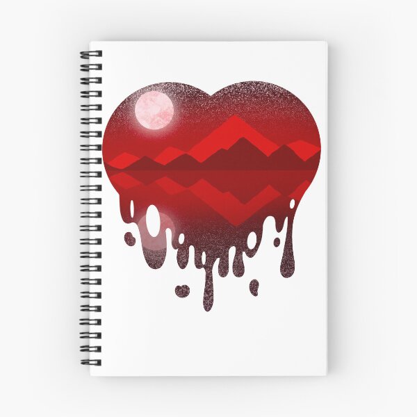 Item preview, Red heart sky designed and sold by MeowMeowsShop.