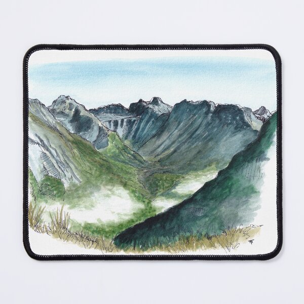 Item preview, Milford Track - Mackinnon Pass View designed and sold by Tom Napper Design.