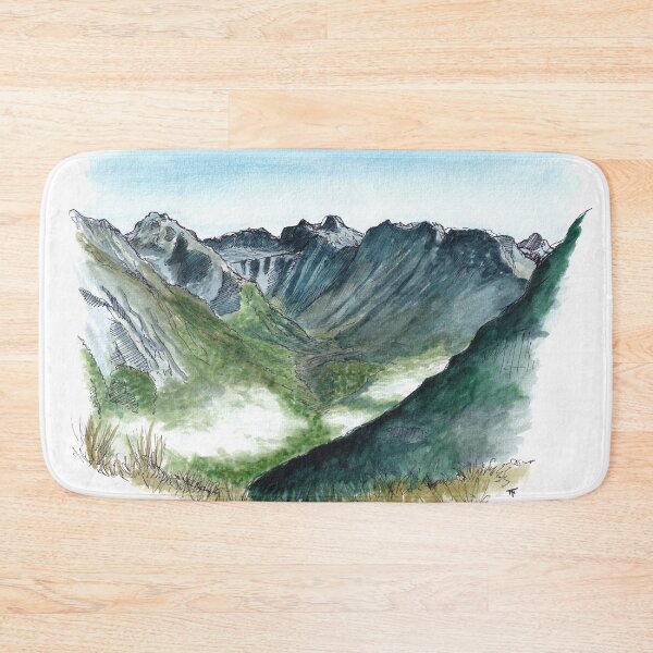Item preview, Milford Track - Mackinnon Pass View designed and sold by Tom Napper Design.