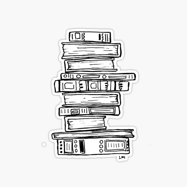 Stack of Books | Sticker