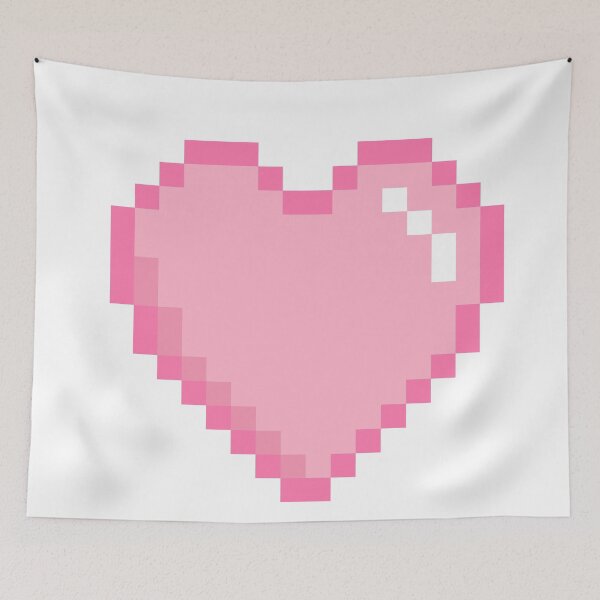 Item preview, Pink Love 8 Bit Pixel Heart designed and sold by Asaha17.