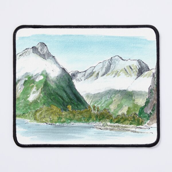 Item preview, Milford Track - Milford Sound from Sandfly Point designed and sold by Tom Napper Design.