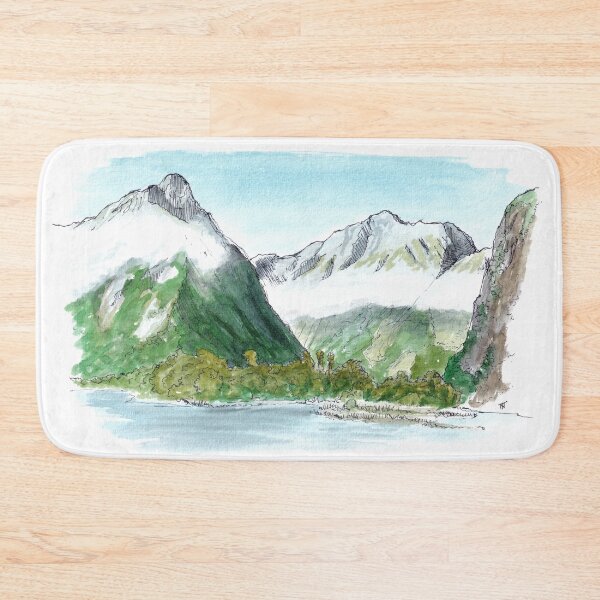 Item preview, Milford Track - Milford Sound from Sandfly Point designed and sold by Tom Napper Design.