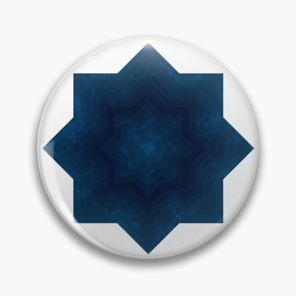 Item preview, Dark Shades of Prussian Blue Marble Star designed and sold by PatternSalad.