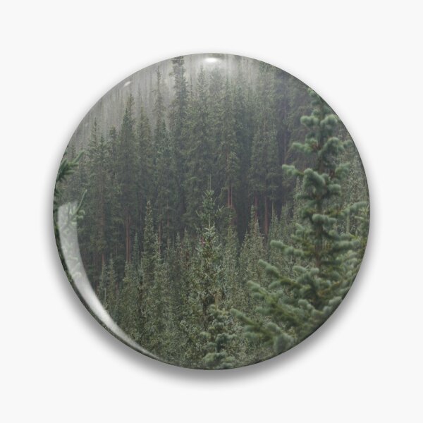Item preview, Tall coniferous trees in a forest designed and sold by NewPrint.